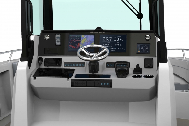 Jeanneau Cap Camarat 9 Center Console Serie 2 UUTUUS tyylikäs ja ergonominen ohjauskonsoli